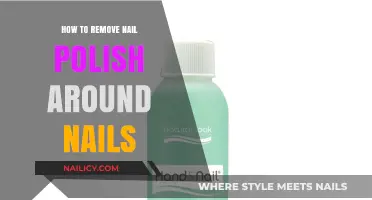 Easy Nail Polish Removal: Clean Around Your Nails