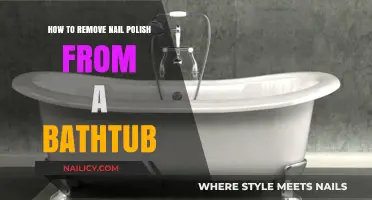 Eradicating Nail Polish Stains from Your Bathtub