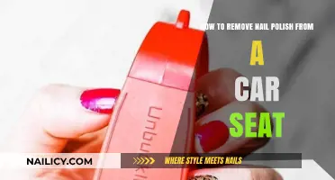 Eradicating Nail Polish Stains from Your Car Seat