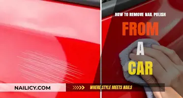 Removing Nail Polish Stains from Your Car's Interior