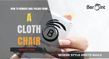 Erase Nail Polish Stains from Fabric Chairs Easily