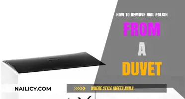 Removing Nail Polish Stains from Your Duvet