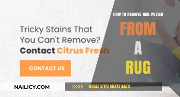 Removing Nail Polish Stains from Your Rug: A Quick Guide