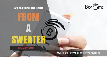 Removing Nail Polish Stains from Sweaters: Quick Tips
