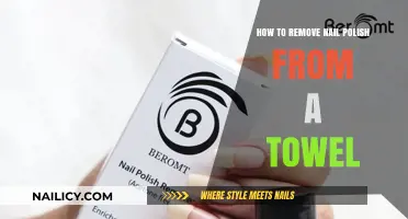 Erase Nail Polish Stains from Towels Easily