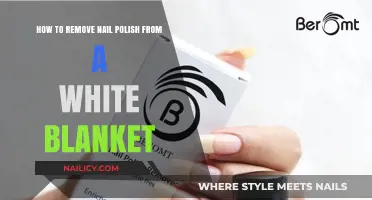 Removing Nail Polish Stains from a White Blanket