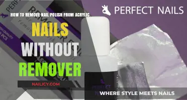 Acrylic Nails: Removing Polish Without Remover