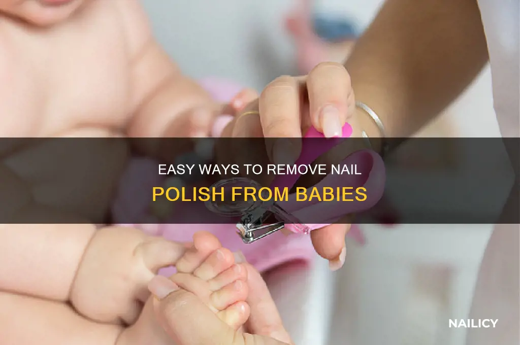 how to remove nail polish from baby