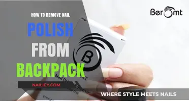 Erase Nail Polish Stains from Your Backpack Easily