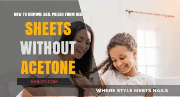 Removing Nail Polish Stains from Bed Sheets, Acetone-Free