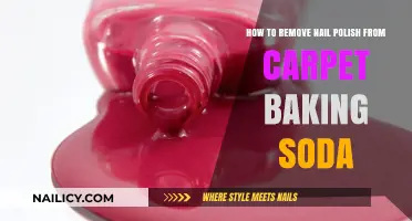 Removing Nail Polish Stains from Carpet with Baking Soda