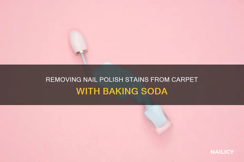 how to remove nail polish from carpet baking soda