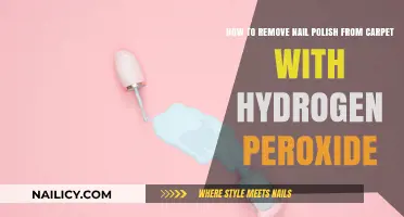 Removing Nail Polish Stains from Carpet with Hydrogen Peroxide