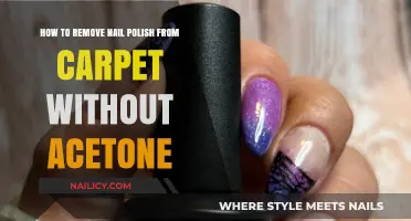 Easy Carpet Stain Removal: No Acetone Needed for Nail Polish