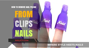 Removing Nail Polish: Clipped Nails, Easy Cleanup