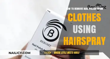 Removing Nail Polish Stains with Hairspray: A Quick Fix