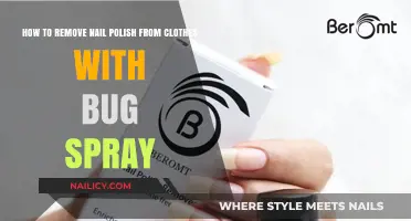 Removing Nail Polish Stains with Bug Spray: A Quick Fix