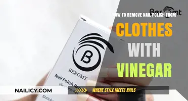 Use Vinegar to Remove Nail Polish Stains from Clothes