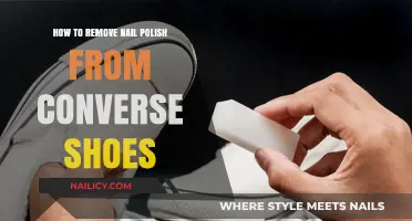 Converse Shoe Saver: Removing Nail Polish Stains