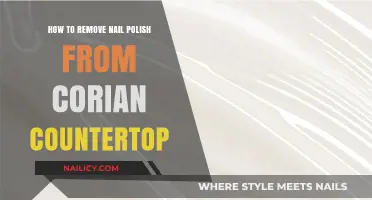 Removing Nail Polish Stains from Corian Countertops