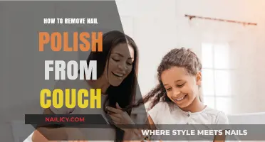 Removing Nail Polish Stains from Your Couch