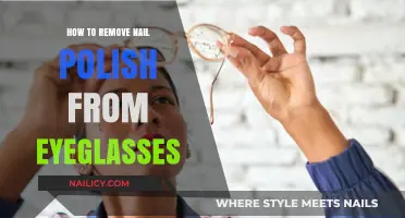 Removing Nail Polish Stains from Eyeglasses