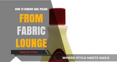 Easy Guide: Removing Nail Polish from Fabric Lounges