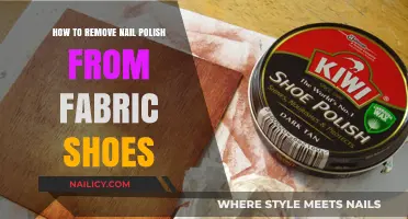 Erase Nail Polish Stains from Fabric Shoes Easily