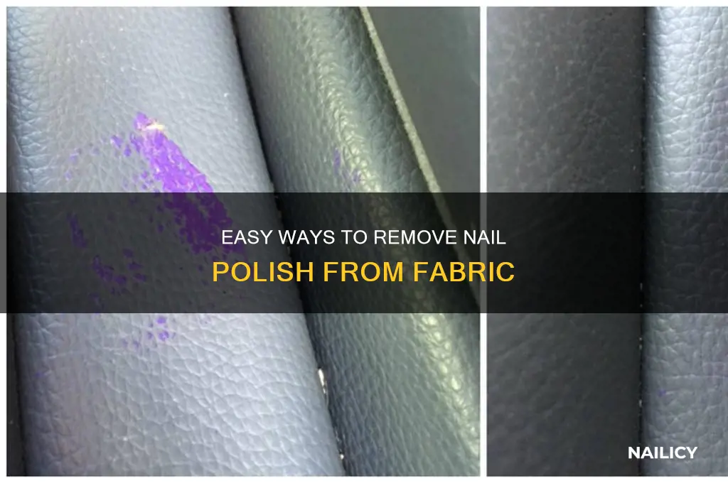how to remove nail polish from fabric y