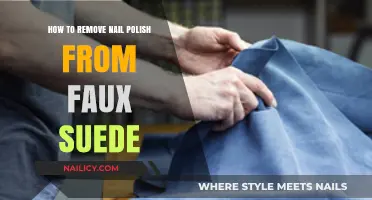 Removing Nail Polish Stains from Faux Suede: A Quick Guide