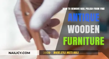 Removing Nail Polish Stains from Antique Wood Furniture