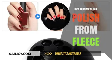 Removing Nail Polish Stains from Fleece: A Quick Guide