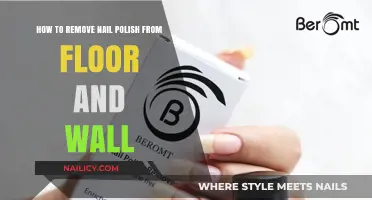Removing Nail Polish Stains from Floors and Walls