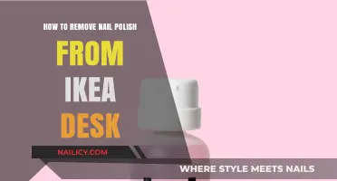 Removing Nail Polish Stains from Your IKEA Desk