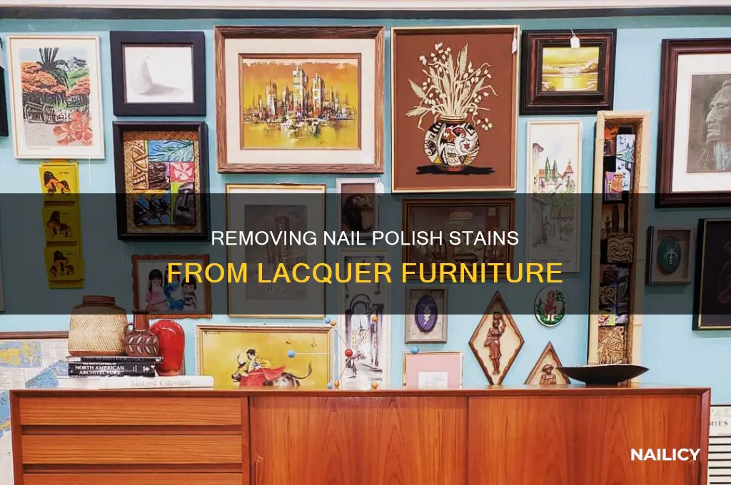 how to remove nail polish from lacquer furniture