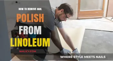 Removing Nail Polish Stains from Linoleum Floors