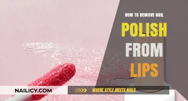 Lip Stain: Removing Nail Polish from Lips