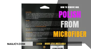 Eradicating Nail Polish Stains from Microfiber: A Quick Guide