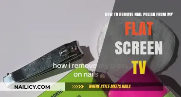 Removing Nail Polish Stains from Your Flat Screen TV