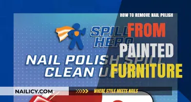 Removing Nail Polish Stains from Painted Furniture