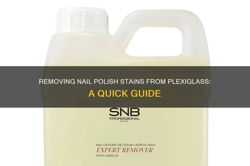 how to remove nail polish from plexiglass