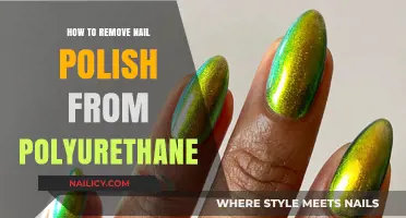 Removing Nail Polish: Polyurethane Protection