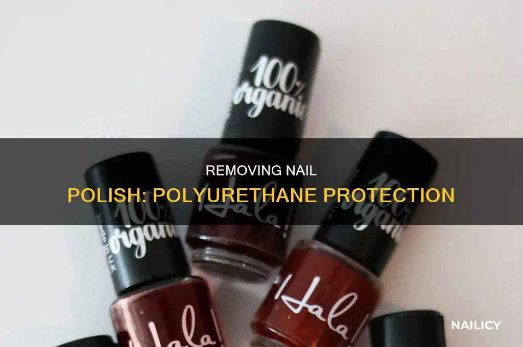 how to remove nail polish from polyurethane