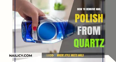 Removing Nail Polish Stains from Quartz Countertops