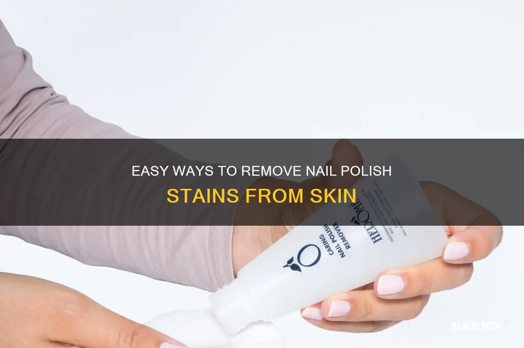how to remove nail polish from sides of fingers