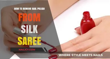 Erase Nail Polish Stains from Silk Sarees Easily