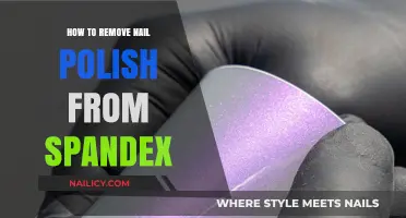 Removing Nail Polish Stains from Spandex: A Quick Guide