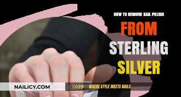 Eradicating Nail Polish Stains from Sterling Silver