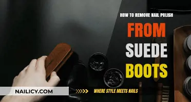 Removing Nail Polish Stains from Suede Boots