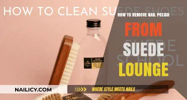 Removing Nail Polish Stains from Your Suede Lounge